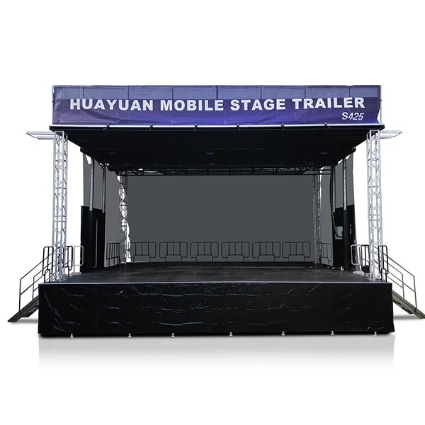 HY-S425 MOBILE STAGE SEMI TRAILER
